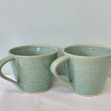 Load image into Gallery viewer, 004. Pair of Robin-egg blue speckled cups
