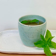 Load image into Gallery viewer, Tumbler: Speckled Robin-egg blue.