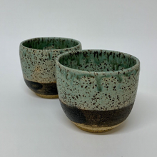 Load image into Gallery viewer, Tumbler: Birds-egg green and black 0023