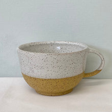 Load image into Gallery viewer, 002. Pair Oatmeal white Cups
