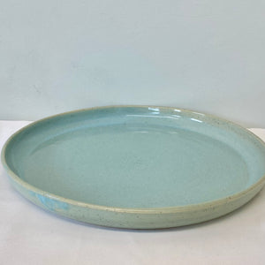 004. Robin-egg Blue Platter. One only