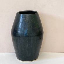 Load image into Gallery viewer, 08. Black plain VASE - 22.5cm tall. NFS

