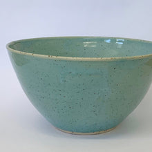 Load image into Gallery viewer, Larger Bowl. Robin-egg blue light speckle
