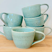 Load image into Gallery viewer, Robin-egg blue speckled cups
