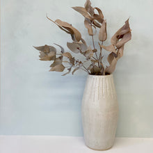 Load image into Gallery viewer, 03. White carved VASE - 24cm tall

