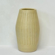 Load image into Gallery viewer, 05. Yellow carved VASE - 20.5cm tall

