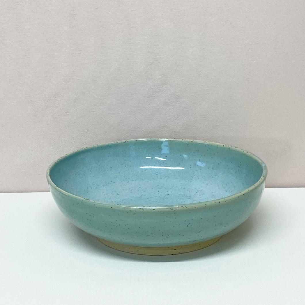 Robin-egg blue bowl.
