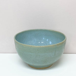Robin-egg blue bowl.