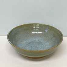 Load image into Gallery viewer, Blue-green wide bowl.
